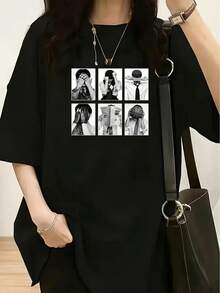 Women T-Shirts - Black - View 1