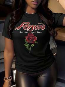 Women T-Shirts - Black - View 8