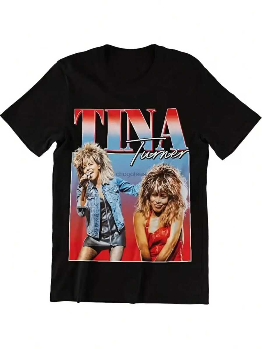Dam-T-shirts - Svart - Visa 1