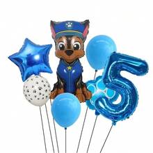 Paw Patrol Themed Birthday Number Balloon Set For Themed Parties, Birthday Parties, Friend Gatherings, And Graduation - As Shown In the Figure - View 15