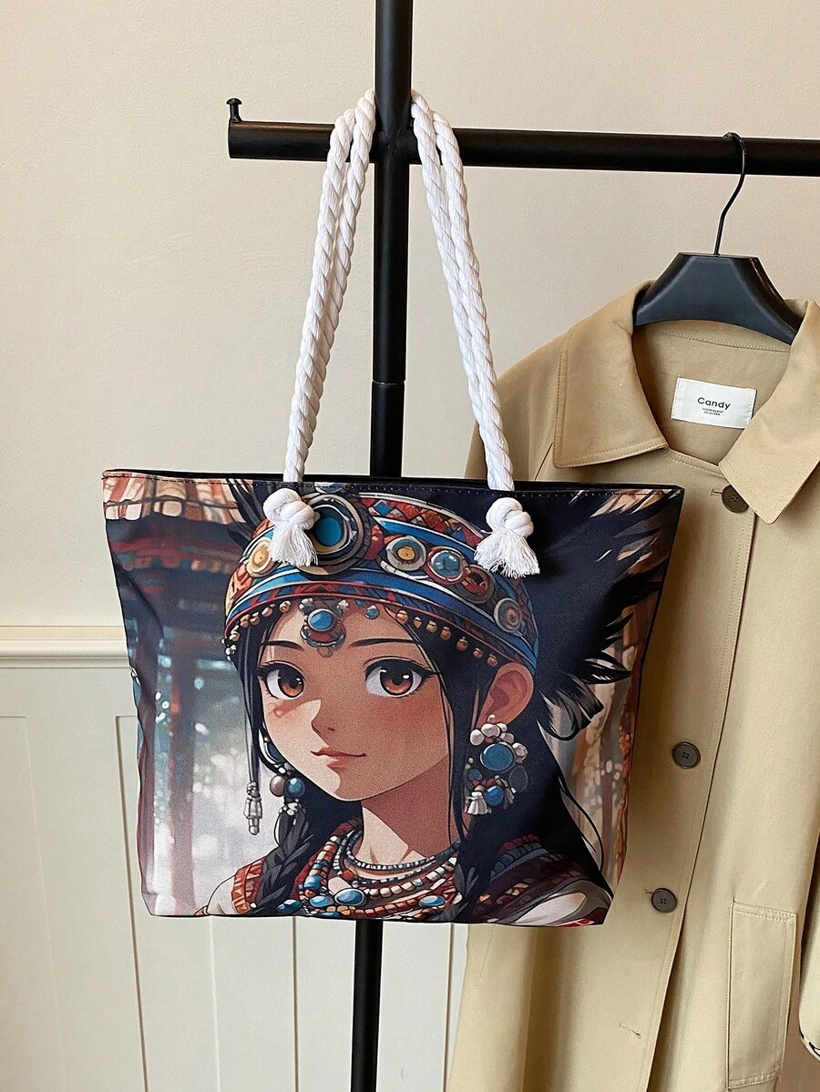 New Fashion Handbag For Women, Versatile Commuter Tote Bag With Large Capacity, Shoulder Bag - Multicolor - View 1