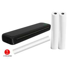 Portable Thermal Printer, Inkless Printer, Includes 1 Roll Of A4 Paper, Suitable For Office, Home, Travel, Document Printing, Photo Printing - Multicolor - View 19