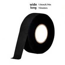 1pc 15M Automotive Wire Harness Velvet Tape, Flame Retardant, Heat Resistant, Tear Resistant, Insulating, Noise Reducing, Effective For Eliminating Vehicle Interior Noises, Automotive Wire Bundling And Protection Tool - 15-meter Cable Management Tape - View 14