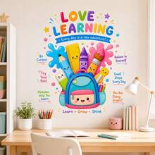 Removable Waterproof Educational Vinyl Wall Decals, Suitable For Classroom, Daycare, Children's Room, Playroom, Home Learning Corner, Preschool, Kindergarten, Elementary School, Love Learning Wall Decor - Motivational Wall Stickers - View 7