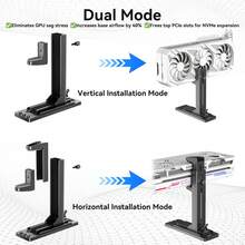 ABS Graphics Card Bracket, Anti-Bending Anti-Static Graphics Card Support Holder, Universal For Computer Cases - View 5