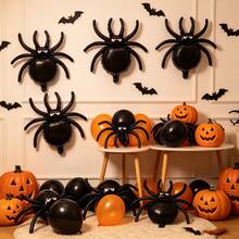 Bóng bay hình nhện màu đen 17 inch, bộ bóng bay trang trí Halloween hình nhện. - nhiều màu - Xem 5