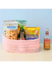 New Stretchable Bag With Wrinkle, Bubble Wrap And Multi-Functional Elastic Shopping Bag Features. It Is Machine Washable, Suitable For Travel Shopping And Daily Errands. - Multicolor - View 3