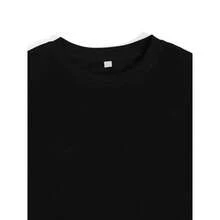 Oversize Cotton It's Not Clocking To You Belieber Coachella Streetwear Graphic Tees Unisex T-Shirt American Musical Gift Unisex Y2k Fashion Casual Top Trending - 黑色 - 查看 2