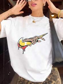 Women T-Shirts - White - View 3