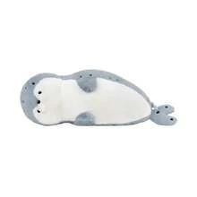 Nuevo juguete de peluche con sello, almohada suave, peluche realista, vida marina, nutria marina, muñeca suave, cojín con sello de simulación, regalo de cumpleaños y Navidad - Puesto marrón - Ver 4