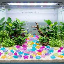 51pcs/101pcs Colorful Artificial Acrylic Crystal Aquarium Decor Set, Including Shells, Conches And Starfish, Suitable For Fish Tank Decoration - A - View 7