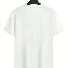 Cute Fruit T-Shirt For Kids (1) - Unisex Vintage Urban Style, Loose Cotton Short Sleeve Round Neck T-Shirt, Women's Blouses, Women's T-Shirts, Casual Blouses For Ladies. - 白色 2 - 查看 2
