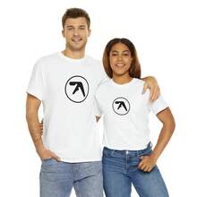 Aphex Twin Logo Heavy  Tee - Black - View 7