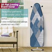 1pc 2D Ironing Board Cover – Easy-To-Clean, Dust-Proof Cover (Ironing Board Not Included). Features An Elastic Edge For Easy Installation, Fits Various Sizes, And Provides Excellent Protection For Your Ironing Board. - A - View 31