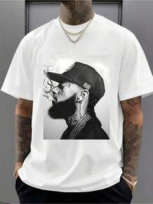 Men T-Shirts - White - View 6