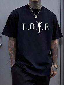 Classic T-Shirt, King Of Pop, Men's Rock Fashion T-Shirt, Punk T-Shirt, Great Value 100% Cotton T-Shirt, Ideal Gift For Fans, Perfect Gift For Men And Women, Graphic T-Shirt, Music - 黑色3 - 查看 7