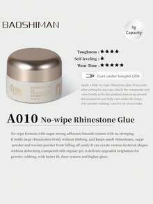 Gel constructor de carámbanos BAOSHIMAN sin necesidad de limpiar en frasco, gel de uñas multiusos para unir rhinestones, esculpir, aplicar polvo y modelado 3D - Multicolor - View 15
