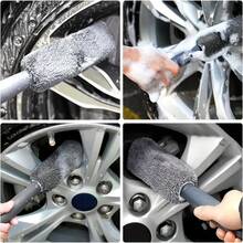 11pcs Car Cleaning Kit, Includes Tire Brush, Microfiber Cleaning Gloves, Scraper Pad And Detail Sponges For Interior & Exterior Care, An Excellent Choice For Car Cleaning - A - View 9