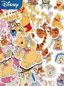 50 miếng dán hoạt hình Winnie the Pooh dễ thương của Disney dùng cho laptop, vali, ván trượt, sổ lưu niệm, đàn guitar, mũ bảo hiểm, graffiti, phong cách thẩm mỹ, quà tặng. - A - Xem 12