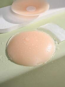 Plus Size 8cm & 10cm Breast Lift Pads - Designed For Full-Cup Support & Natural Lift - Apricot - View 7