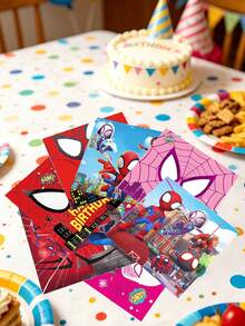 Kertas Tisu Dekoratif Kreatif Edisi Terbatas Marvel dengan Pola Kartun - Menampilkan Karakter Seperti Spider-Man. Kertas tisu ini sangat cocok untuk mendekorasi film anime dan sebagai kertas tisu dekoratif untuk film anime. - Beraneka warna - View 2