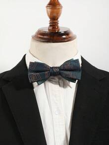 1pc Men's Fashion Rhombus Pattern Bow Tie, Comfortable Versatile For Daily Wear, Party, Events - Multicolor - View 7