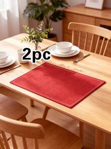Bộ 1/2/4 tấm lót bàn bằng vải trang trí, thích hợp cho tiệc cưới, tấm lót bàn bằng nhựa PVC tối giản và phong cách, tấm lót máy pha cà phê, thảm cách nhiệt chống trượt, thích hợp cho tiệc cưới, lễ hội, dã ngoại, tiệc sinh nhật. - Nhiều màu - Xem 15