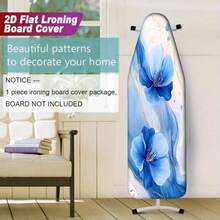 1pc 2D Ironing Board Cover – Easy-To-Clean, Dust-Proof Cover (Ironing Board Not Included). Features An Elastic Edge For Easy Installation, Fits Various Sizes, And Provides Excellent Protection For Your Ironing Board. - A - View 17