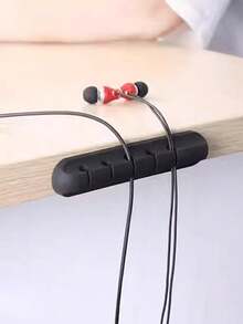 1 chiếc hộp đựng dây cáp cạnh giường, giá đỡ dây dữ liệu, hộp quản lý dây cáp sạc điện thoại và ô tô, dùng để sắp xếp gọn gàng dây cáp máy tính và tai nghe trên đầu giường và bàn làm việc. - đen - Xem 2