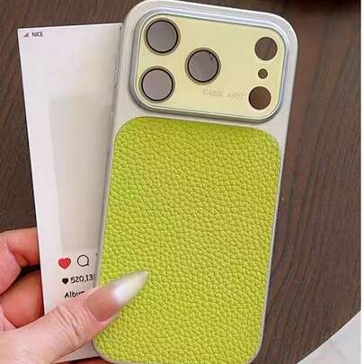 Ốp lưng điện thoại giả da cá sấu cao cấp với cửa sổ lớn, tương thích với iPhone 17 Pro Max, 17 Pro, 17, 16 Pro Max, 16 Pro, 15 Pro Max, 15 Pro, 13 Pro Max, 14 Pro, 16, 15, 14, 13, bảo vệ ống kính, chống rơi vỡ.