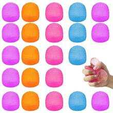 1/3/5 Peças Bolas Anti-Estresse Texturizadas, Brinquedos com Textura de Goma Lenta de Recuperação, Aliviam Ansiedade e Estresse, Opções Multicoloridas, Adequadas para Festas Infantis, Recompensas em Sala de Aula e Presentes Perfeitos para Natal, Halloween, Ação de Graças, Páscoa e Outras Datas Comemorativas - Multicolorido - Visão 7
