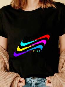 Women T-Shirts - Black - View 3