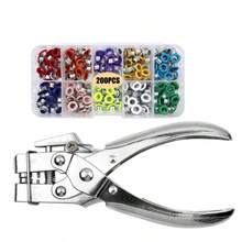 Metal Punching Tool Set, Including Grommets, Professional Multifunctional Artificial Leather Punching Tools, Suitable For Punching Belts, Metal Rings, DIY Leather Crafts, Eyelets, Binding Machines, Labels, A4 Paper, Hanging Ropes, Multi-Purpose Office Punching Tools - Set - View 17