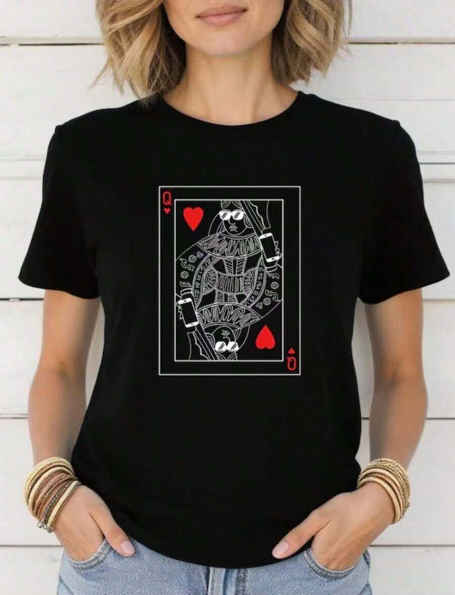 100% cotton Camiseta Gráfica Pretty & Petty _ Camiseta de Impacto _ Top de Hip Hop - Negro 4 - Ver 1