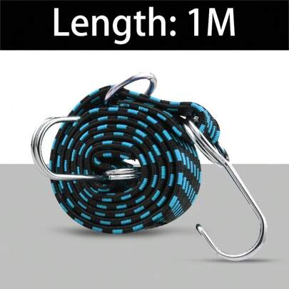 Elastics Rubber Luggage Rope Cord Hooks Bikes Rope Tie Luggage Roof Rack Strap Fixed Band Hook Bicycle Motorcycle Accessories