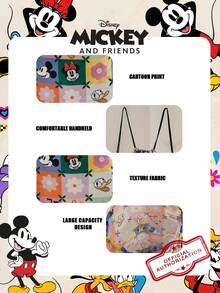 1 chiếc balo dây rút họa tiết chuột Mickey chính hãng Disney, túi thể thao, túi tập thể dục dung tích lớn, túi mua sắm nhẹ, hoàn hảo cho thanh thiếu niên/bé gái/học sinh/người hâm mộ. Lý tưởng cho du lịch, thể thao, bãi biển, kỳ nghỉ, sử dụng hàng ngày, dã ngoại, mua sắm, chuẩn bị cho năm học mới. - Nhiều màu - Xem 12