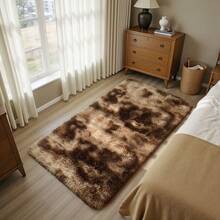 Sour Lemon Rugs Living Room 200x300cm, Grey Area Rugs For Bedroom, Washable Anti Slip Extra Large Shaggy Soft Rug Fluffy Modern Floor Carpets Mat Beside Carpet, Long Runner Rug For Hallway - Tie-dye Brown - View 14