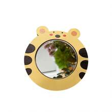 Tablero de madera ocupado, accesorios DIY, juguetes, lámparas, timbre, material didáctico Montessori, capacidad práctica, juegos educativos para niños, regalos2026 XJ4O - Espejo Tigre - Ver 12