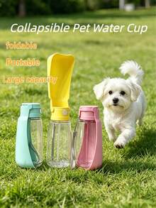 1pc 350ml Foldable Pet Water Bottle, Random Old/New Style Shipped - Multicolor - View 8