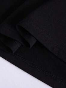 Camisetas de manga corta tallas grandes "Too Many Storms" - Negro 2 - Ver 5