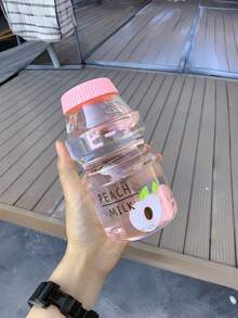 可爱卡通水瓶，防漏防震运动水瓶，大容量便携密封杯，可放入洗碗机清洗，适合儿童和成人，高品质生日礼物 - 彩色 - 查看 4