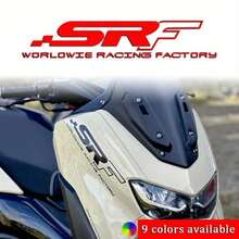 2pcs SRF Line Stickers, Global Racing Factory Decals, Waterproof Vinyl Cut Motorcycle Accessories Stickers, Motorcycle High-Performance Stickers, Domineering Pattern, Durable - 1 SET - View 2