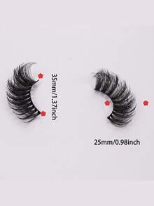 One-Piece False Eyelashes With Demonic Eye Tail Extension, Slanted For Dense, Natural Effect, Elongating Eye Shape For A Seductive Look - View 7