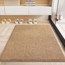 1pc Machine Washable Non Slip Doormat,Soft Absorbent And Stain Resistant Kitchen Rugs For Sink Hallway Bathroom And Laundry - Camel - View 9