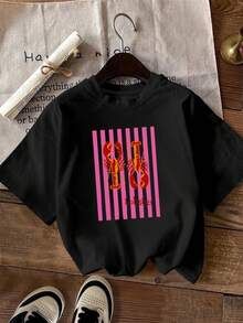 Women T-Shirts - Black - View 6