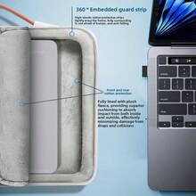 Túi đựng laptop, máy tính bảng, túi xách tay chống va đập và rơi rớt với khóa kéo YKK đặc biệt. - Xem 4