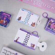 1 cuốn sổ tay mini gáy xoắn chủ đề K-Pop, sổ nhật ký bỏ túi in hình kèm móc khóa, sổ tay học sinh di động, văn phòng phẩm cho năm học mới (Mẫu ngẫu nhiên) - Nhiều màu - Xem 8