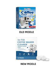 JUE FISH Coffee Machine Cleaning Tablets, Coffee Maker Stain Remover & Descaling Filters Cleaner, Household Universal Washing Tablets - Solid State - View 8