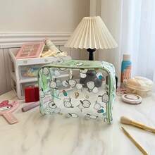 1 túi đựng mỹ phẩm trong suốt hình Hello Kitty & Kuromi của Sanrio, dung tích lớn, chất lượng cao, dễ thương và tiện dụng khi đi du lịch, quà tặng ngày Valentine. - Nhiều màu - Xem 9