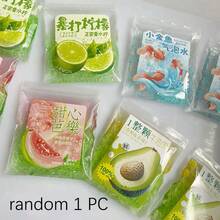 Bolsa de estrés Melojoy con pez dorado apretable, juguete de alivio de estrés de rebote lento, slime de descompresión ultra suave con limón, slime de descompresión ultra suave, burbuja activada por sonido - Multicolor - Ver 14